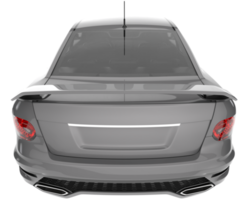 voiture de sport isolée sur fond transparent. rendu 3d - illustration png