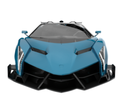 voiture de sport isolée sur fond transparent. rendu 3d - illustration png