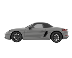 Sport car isolated on transparent background. 3d rendering - illustration png