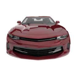 voiture de sport isolée sur fond transparent. rendu 3d - illustration png