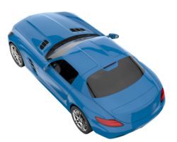 Sport car isolated on transparent background. 3d rendering - illustration png