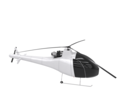 helicóptero isolado em fundo transparente. renderização 3D - ilustração png