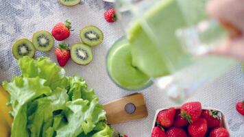 impresionante comida y bebidas foto