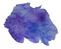 watercolor abstract stain isolated on white background photo