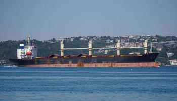 Cargo Ship in Sea photo