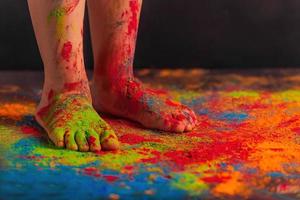 Indian festival of colors Holi. photo