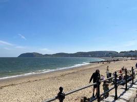 Llandudno in the UK in July 2021. A view of Llandudno photo