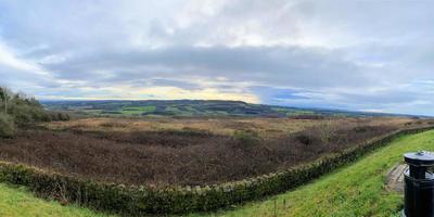 una vista de las colinas de lancashire en parbold foto