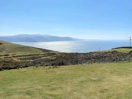 una vista del gran orme en llandudno en el norte de gales foto