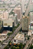 Aerial cityscape of Bangkok photo