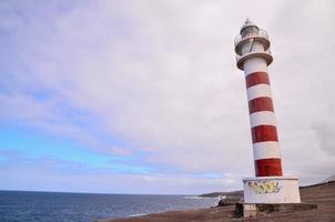 vista de un faro foto