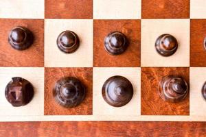 Chess game board close-up photo