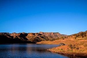 vista de un embalse foto