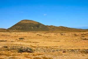 Scenic desert landscape view photo