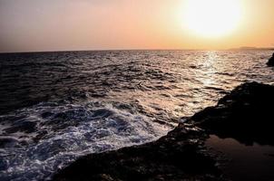 Rocks by the ocean photo