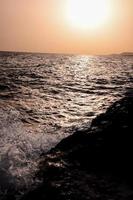 Rocks by the ocean photo