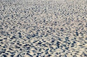 Abandoned beach in summer photo