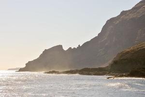 Sunset over the sea photo