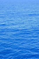 Calm blue sea photo
