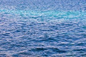 Calm blue sea photo