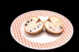 Fruit on the plate photo