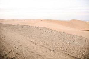 dunas de arena en el desierto foto