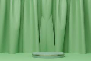 3d rendering abstract podium background illustration photo