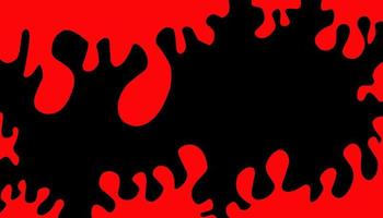 Black color illustration background with red liquid photo