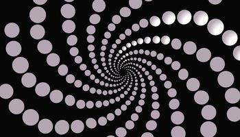 Abstract background with white spiral balls photo