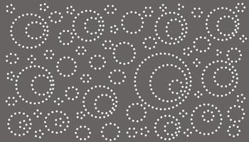 Gray abstract background with lots of white circles photo