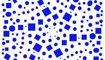 Abstract background with lots of blue random squares photo