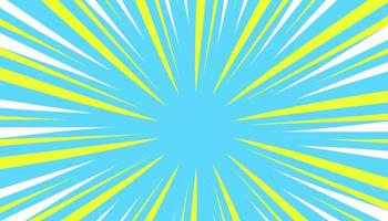 Blue comic illustration background with yellow and white stripes photo