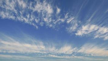 Beautiful blue sky with clouds background. Sky clouds. Air and fluffy clouds in the blue sky on a sunny day, background texture. Copy space. The concept of hope. photo