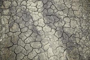suelo seco debido a la sequía foto