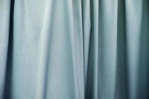 Blue curtain background photo