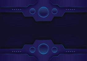 Abstract technology digital on dark blue background Technology Futuristic Background 3D.illustrator vector