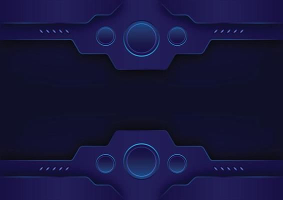 Abstract technology digital on dark blue background Technology Futuristic Background 3D.illustrator