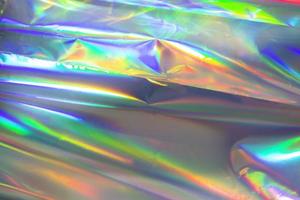fondo del arco iris Fondo holográfico abstracto de colores pastel suaves. lámina de fondo holográfica. gradiente creativo de moda foto
