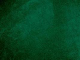 Dark green old velvet fabric texture used as background. Empty green fabric background of soft and smooth textile material. There is space for text.. photo
