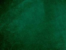 Dark green old velvet fabric texture used as background. Empty green fabric background of soft and smooth textile material. There is space for text.. photo