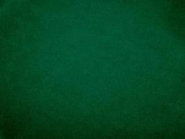 Dark green old velvet fabric texture used as background. Empty green fabric background of soft and smooth textile material. There is space for text.. photo