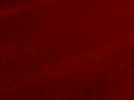 red velvet fabric texture used as background. Empty red fabric background of soft and smooth textile material. There is space for text. photo