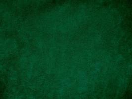 Dark green old velvet fabric texture used as background. Empty green fabric background of soft and smooth textile material. There is space for text.. photo