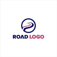 plantilla de diseño de logotipo de carretera de industria moderna simple vector
