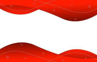 Red curve border abstract background on white template background. Adaptable for banner, cover, certificate vector