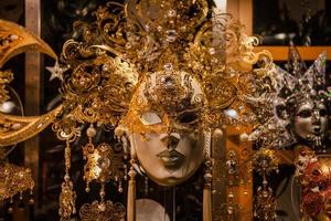 máscara de carnaval de venecia foto