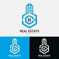 Vector letter S for real estate logo construction architecture building logo design template