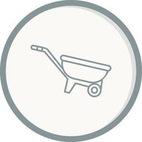 Wheel Barrow Vector Icon