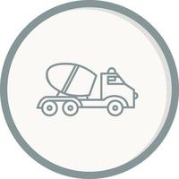 Cement Truck Vector Icon