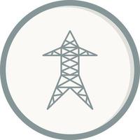 icono de vector de torre eléctrica